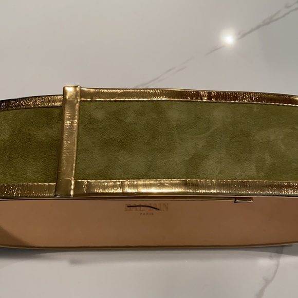 Balmain Velvet Waist Belt